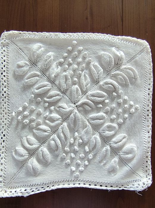 Capa de almofada em crochê