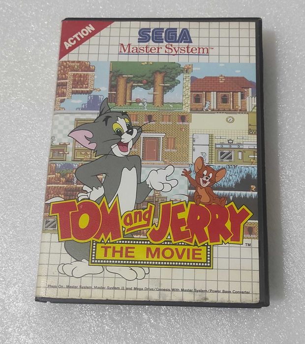 Caixa & Insert Original Tom And Jerry The Movie Sega Master System
