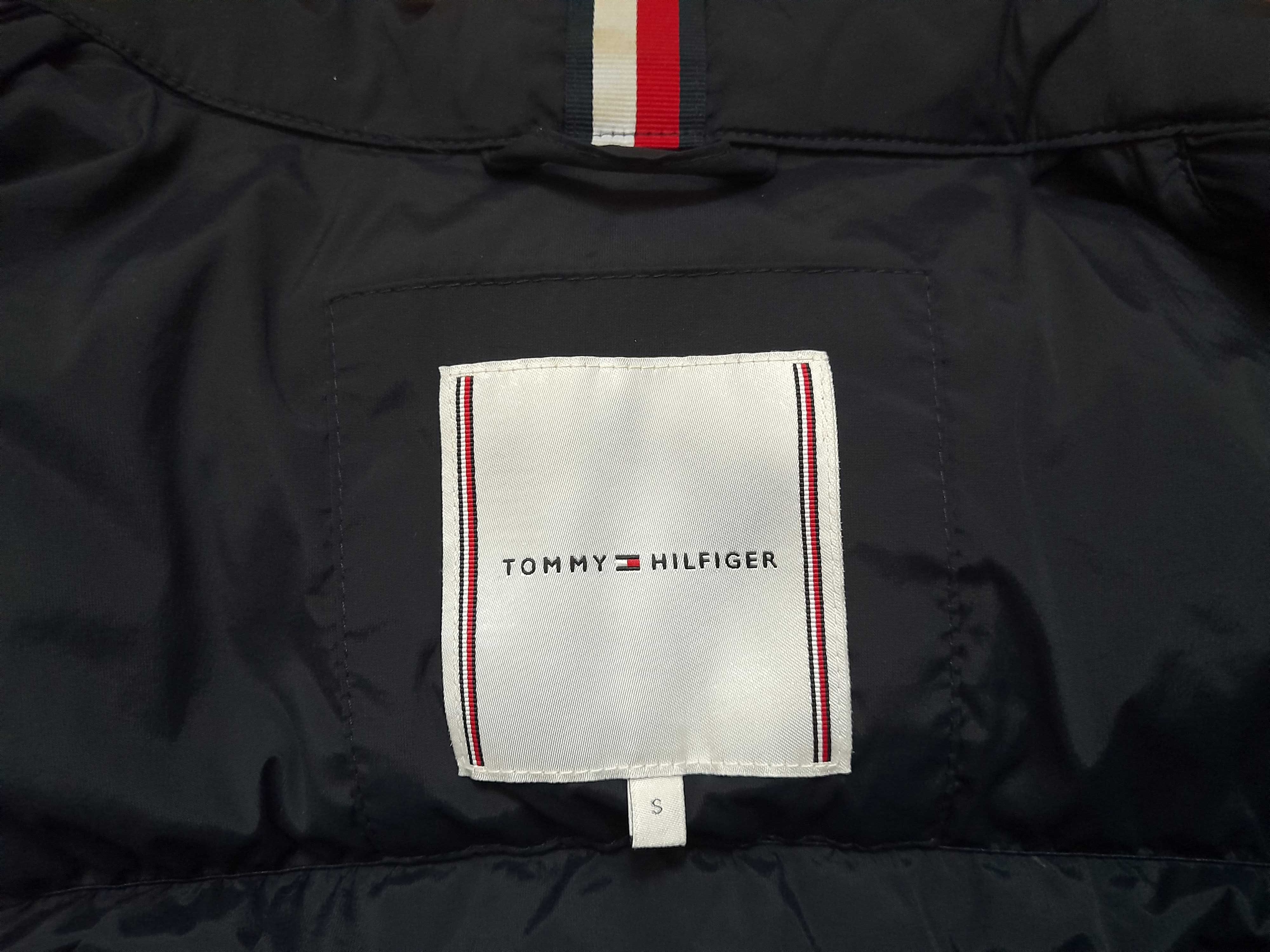 Оригинал Tommy Hilfiger Miranda женский  темно-синий пуховик, S
