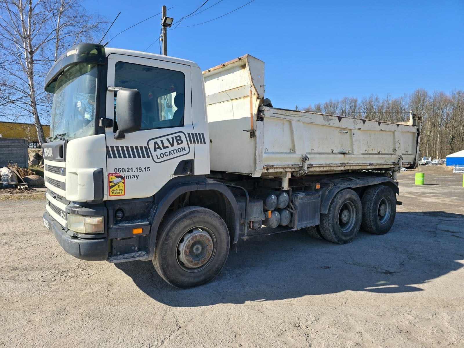 Scania wywrotka P114, 340 6x4 z hydroburtą
