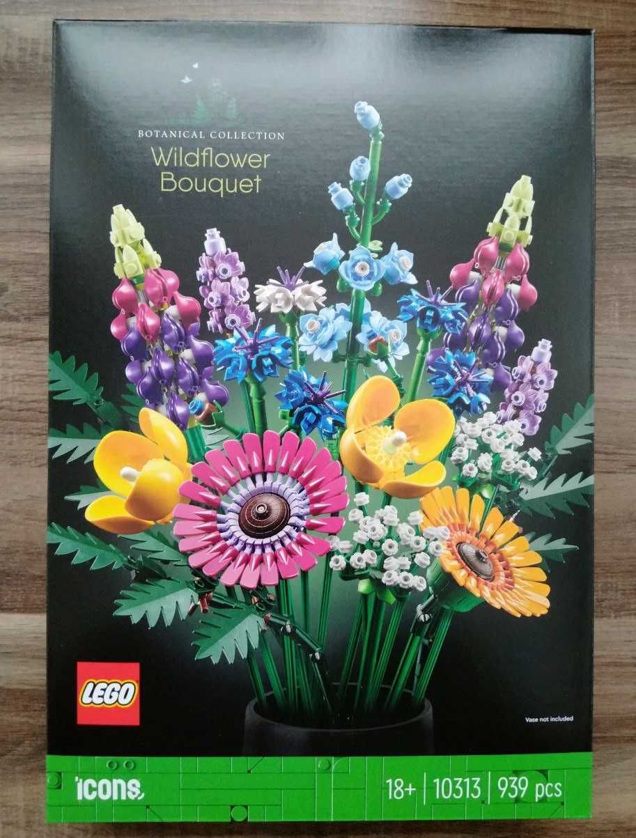 Конструктор LEGO ICONS 10313 Букет полевых цветов (939 деталей)