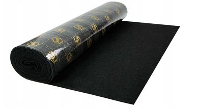 Wykładzina samoprzylepna Czarny dywan z rolki materiał obiciowy