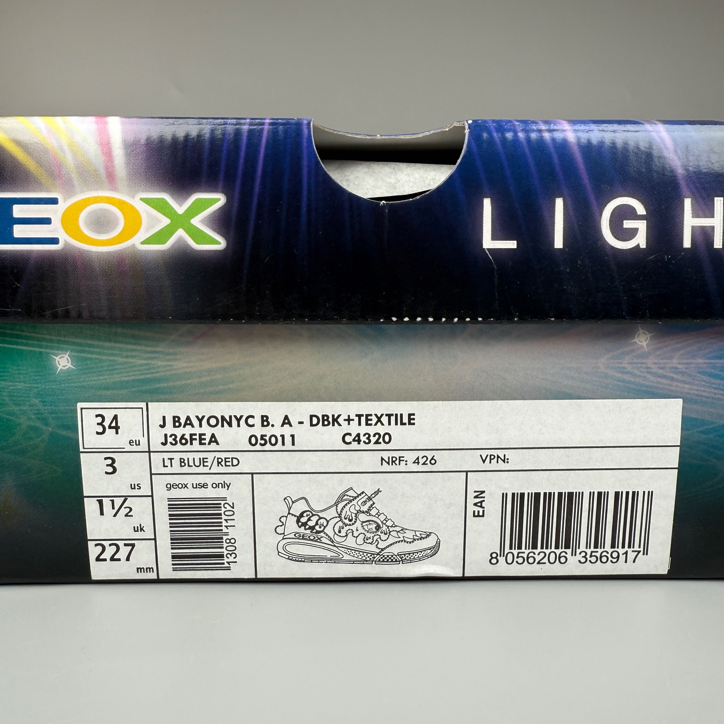 Кросівки Geox Bayonic 34 р. з мигалками кроссовки