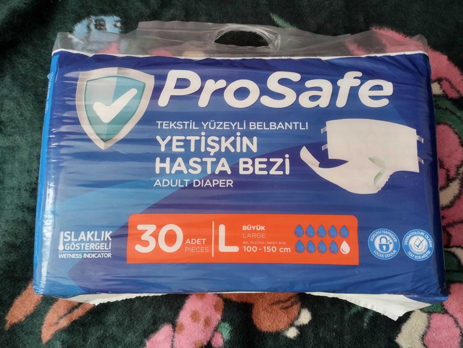 ProSafe Pampersy dla dorosłych,  100-150 cm, 30 szt, rozmiar L