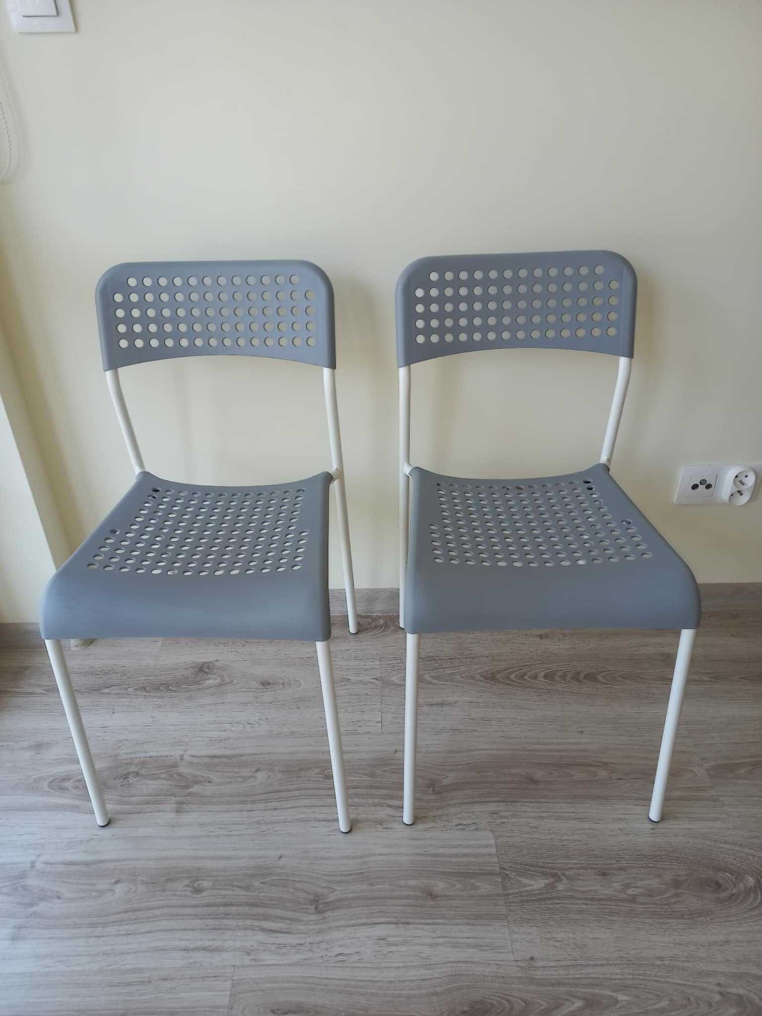 Krzesło Adde IKEA szare
