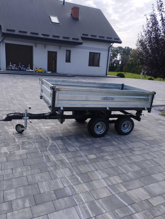 Przyczepa Ocynkowana z kiprem na 3 strony Polecam