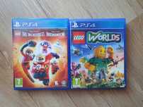Zestaw 2 gry PS4 Lego Iniemamocni oraz Lego Worlds na Playstation 4