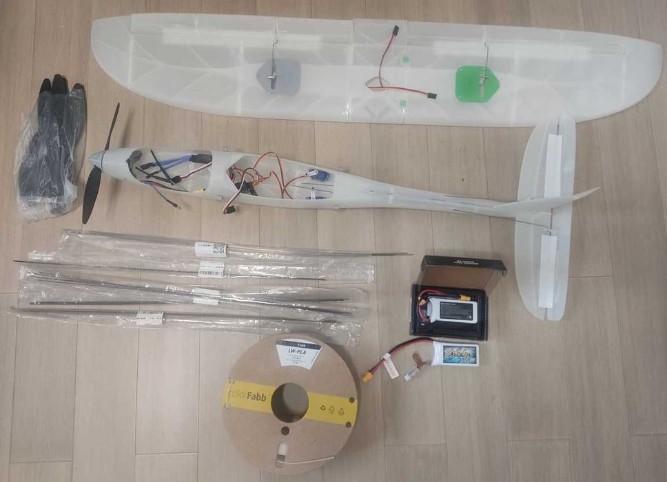 Samolot RC Eclipson model A - pełny zestaw!