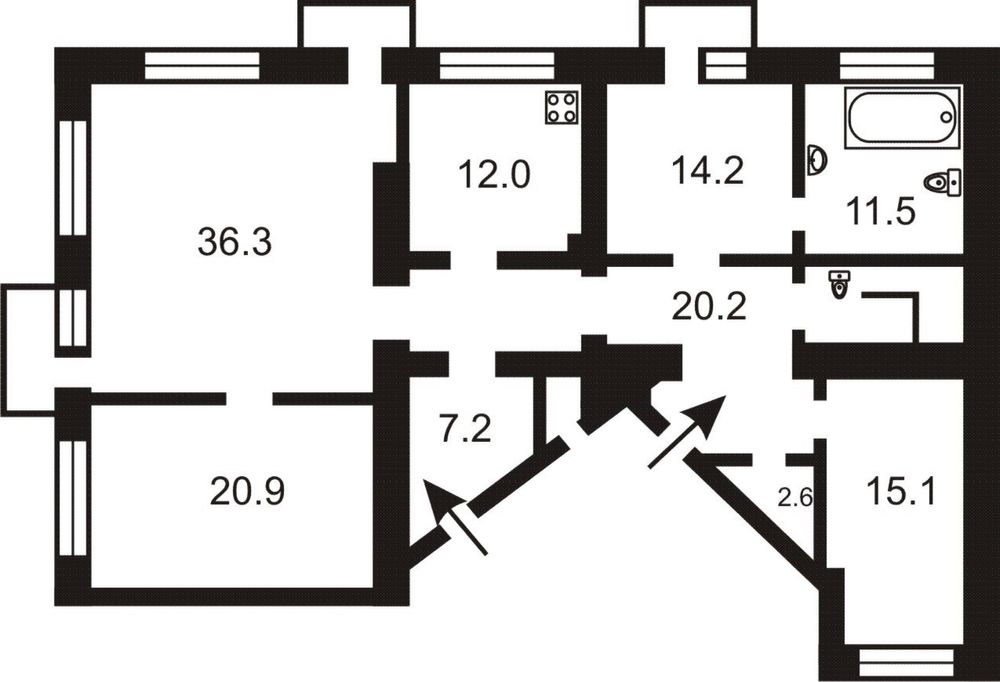 Без %. Продаж 4-кімнатної квартири вул. Велика Васильківська, 67/7