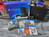 Konsola Playstation 4 PS4 PRO 2TB + 2 pady 6 gier GW 6m SKLEP ZAMIANA