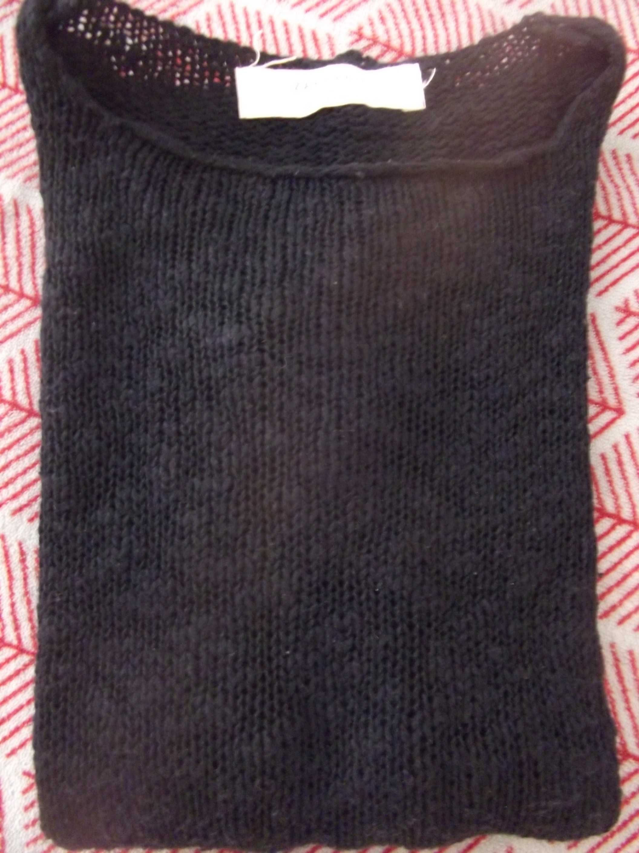 Camisola malha preta / Black knit sweater – ZARA KNIT (S)