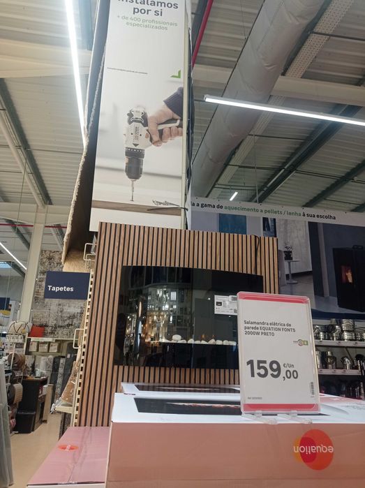 Lareira Elétrica Semi Nova