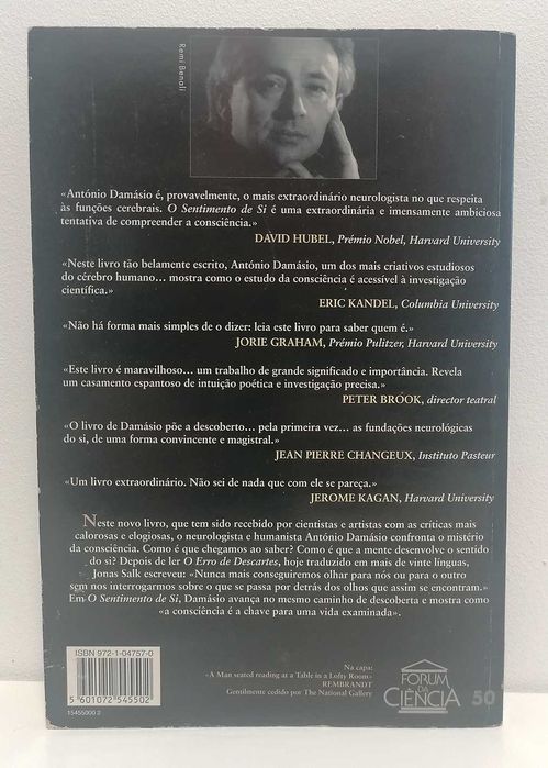 Livro - O Sentimento de Si, de António Damásio