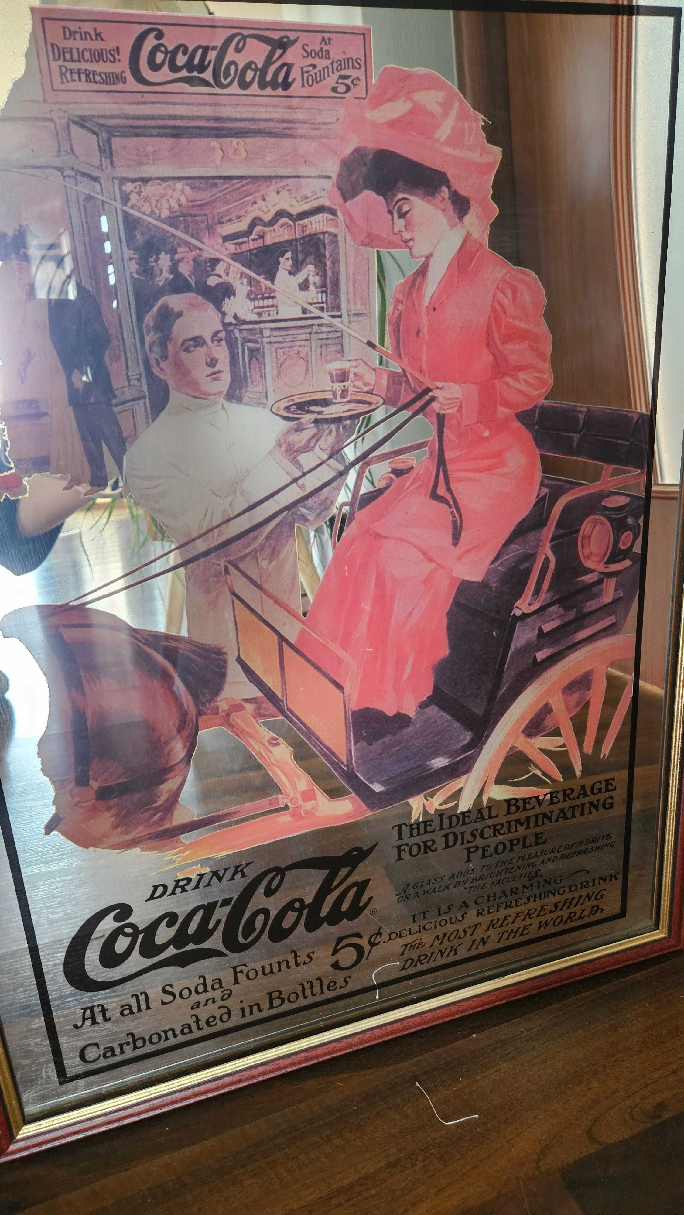 Stara reklama coca-cola lustro
