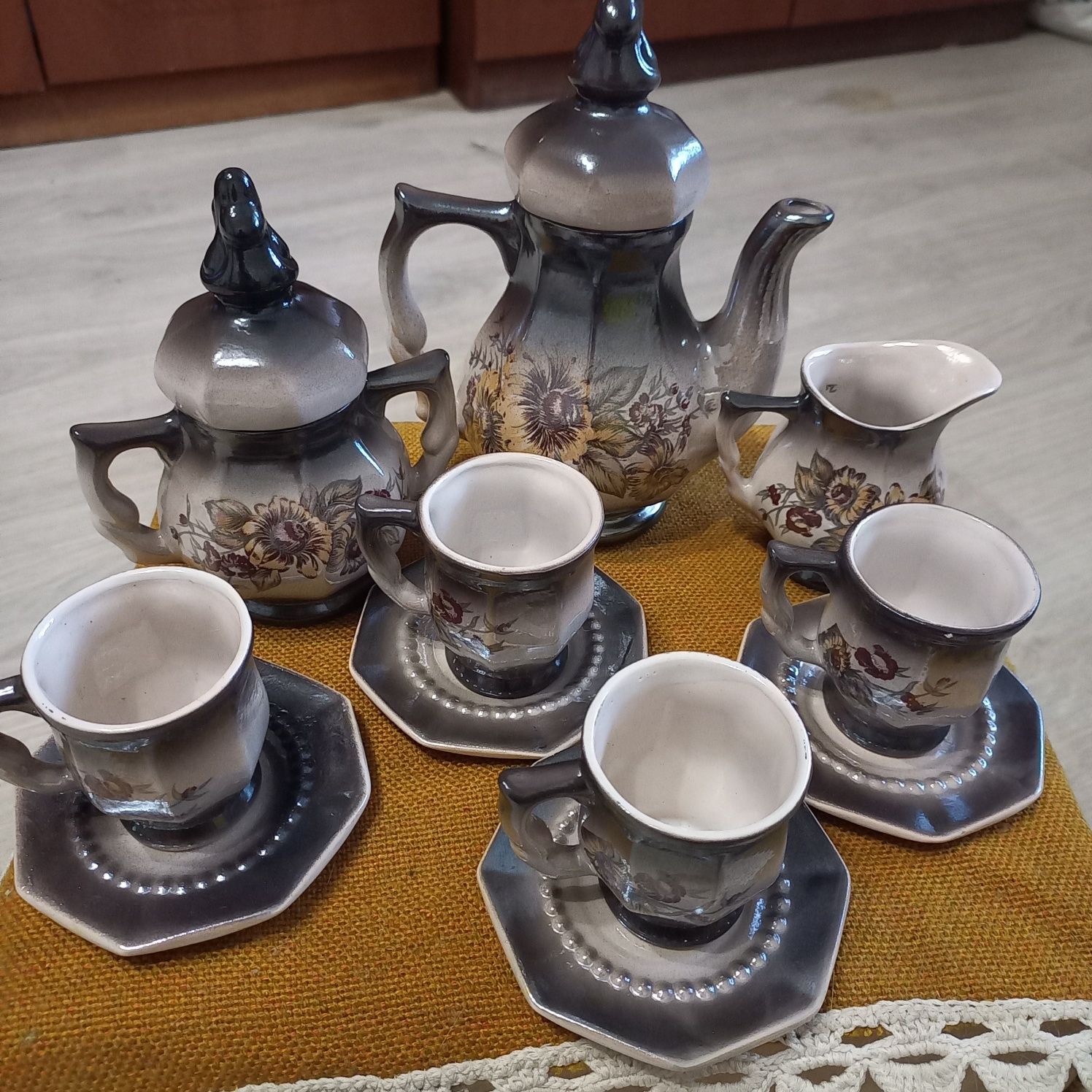,,керамическая плитка,Сервиз керамика кофейный