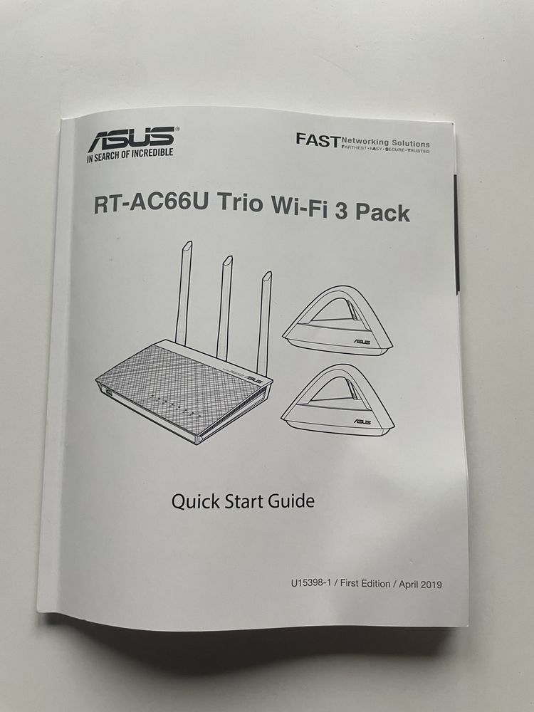 Ruter Wi-FI Asus AiMesh RTAC66U Trio 3 Pack