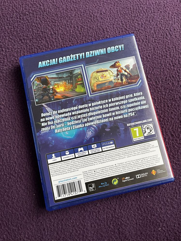 Gra PS4 Ratchet Clank PL 7+