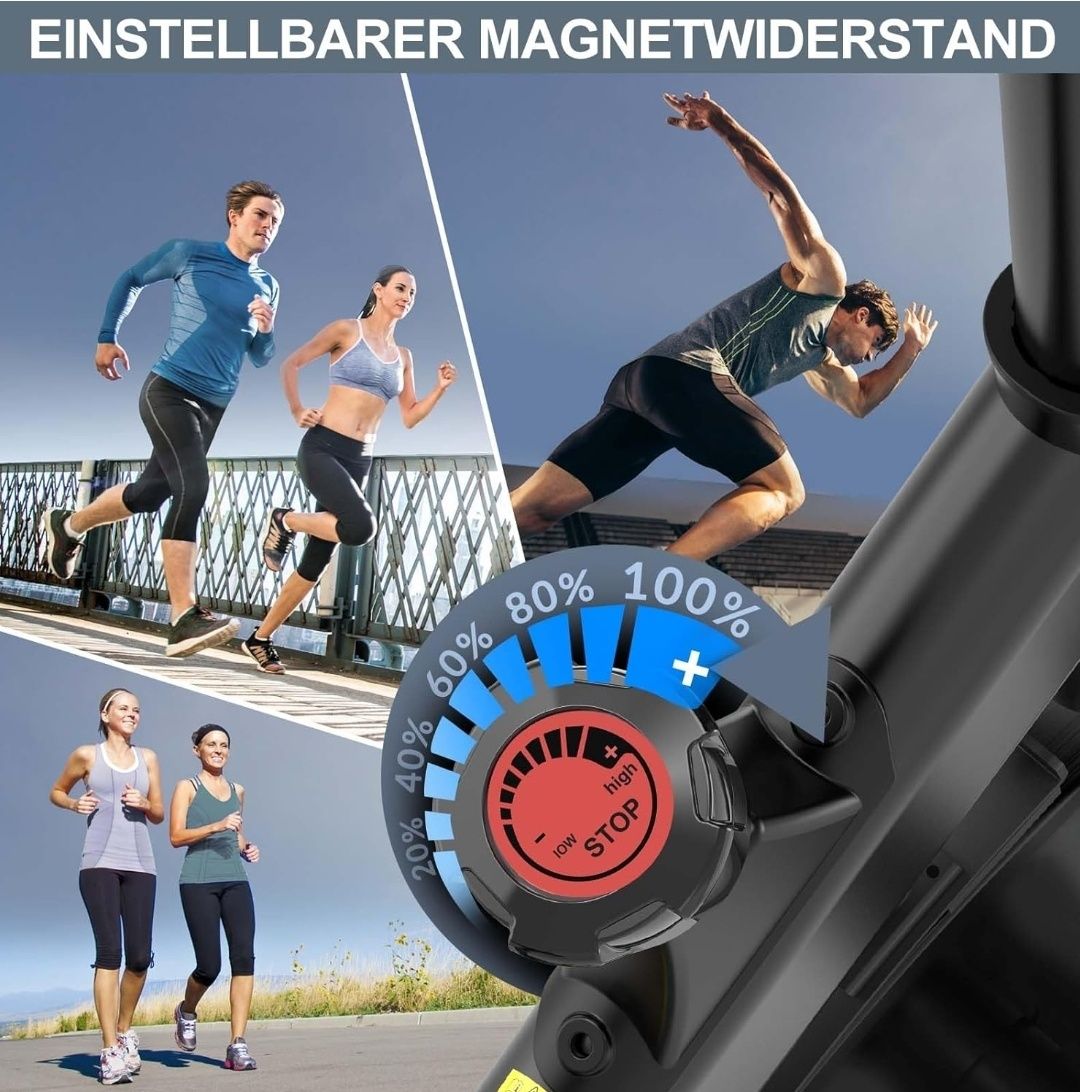 Micyox MX87 rower treningowy z magnetycznym oporem, rower do fitnessu,