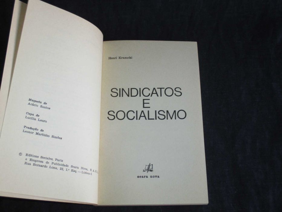 Livro Sindicatos e Socialismo Henri Krasucki