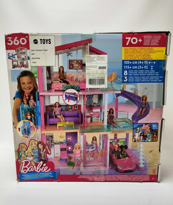 Barbie Dreamhouse Wielki GNH53 Domek dla Lalki 115cm B2