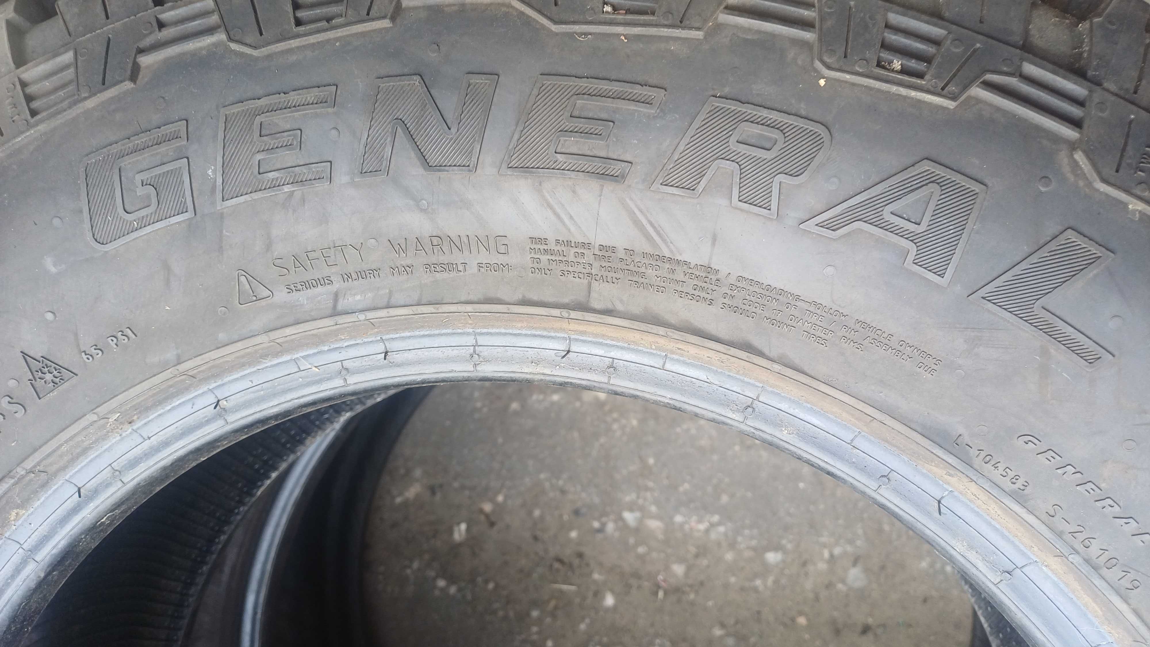 General Grabber AT3 255/65 R17 114/110S 2022r