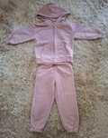 Komplet dresowy (bluza rozpinana z kapturem + joggersy) HM 98/104