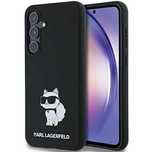 Etui Karl Lagerfeld Silicone Choupette na Samsung Galaxy A55 - czarne