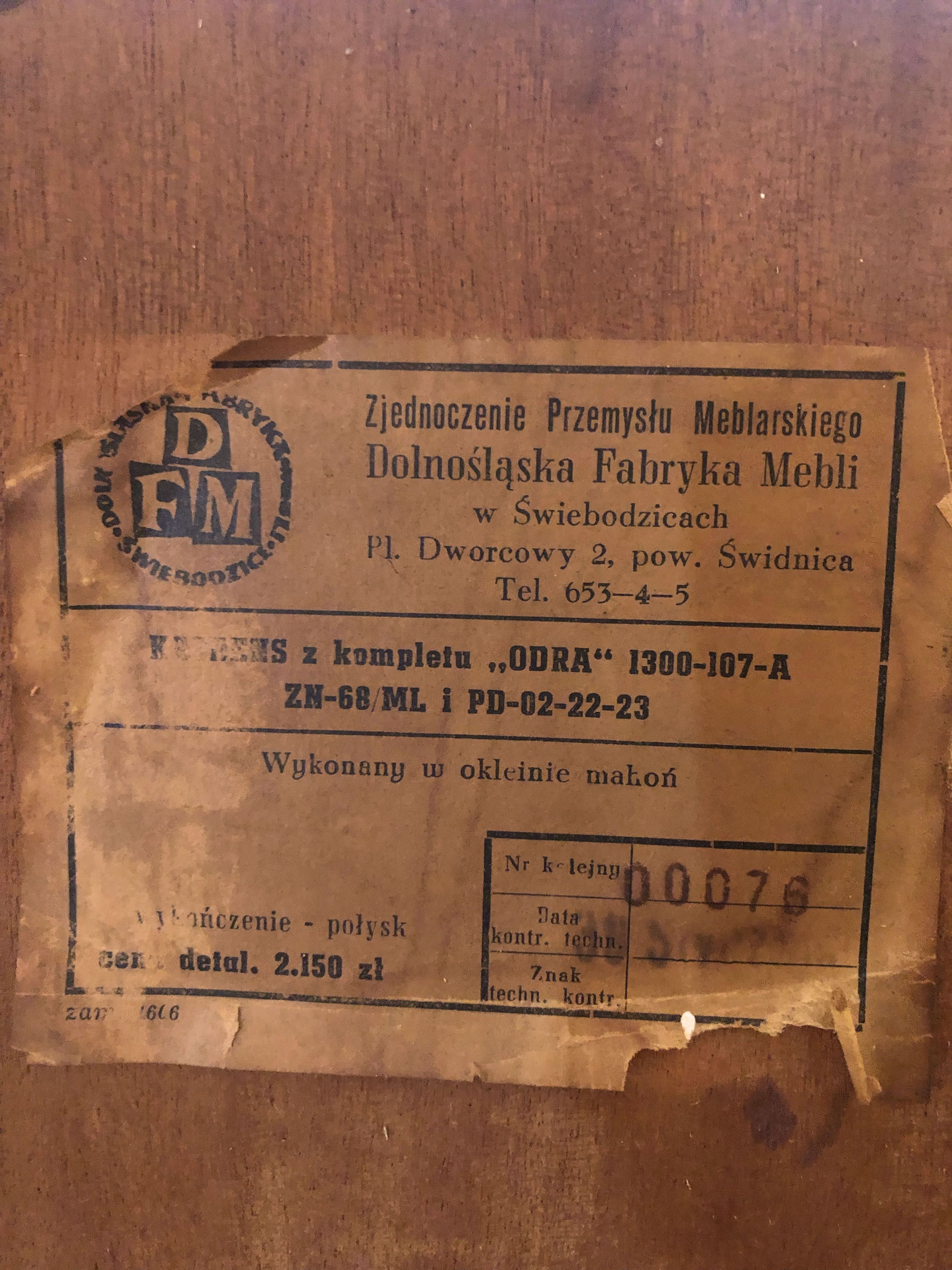 Meble Odra z 1968 r.: to nie styl vintage, to jest vintage