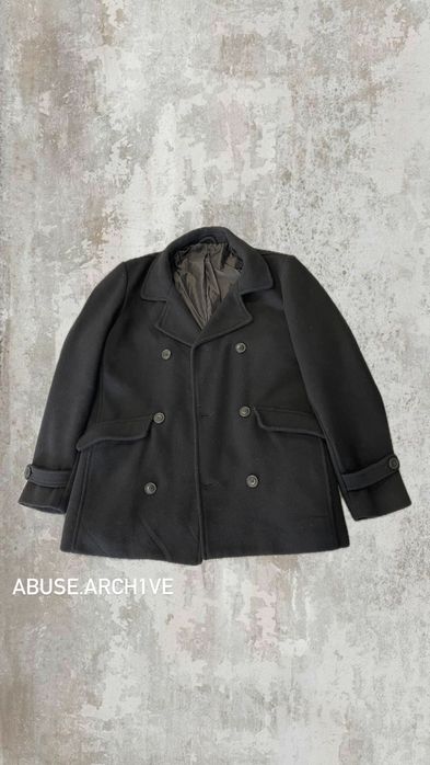 мужское стильное пальто black coat indie sleaze