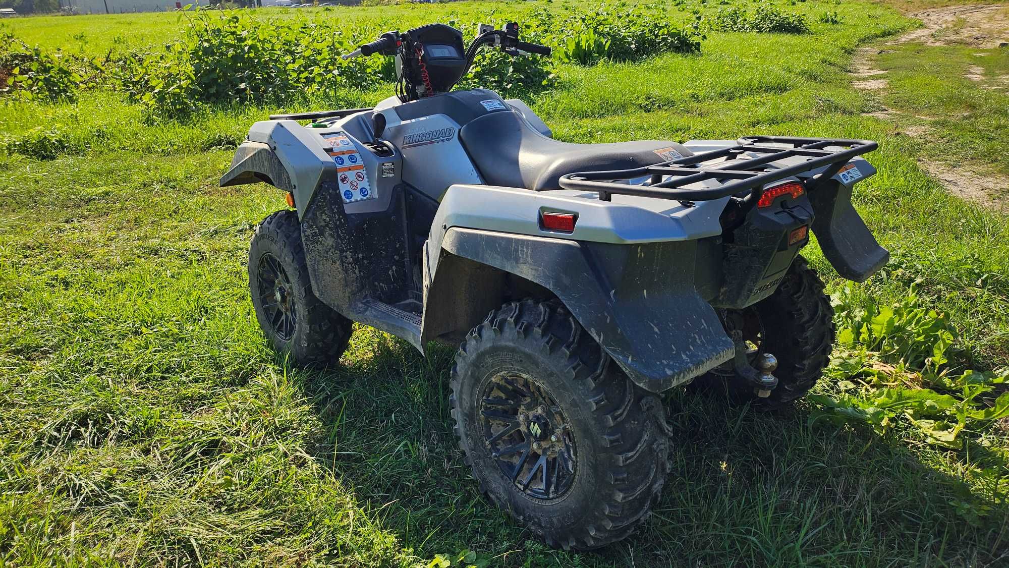 SUPER CENA: Suzuki Kingquad 500 AXI z 2021 roku quad