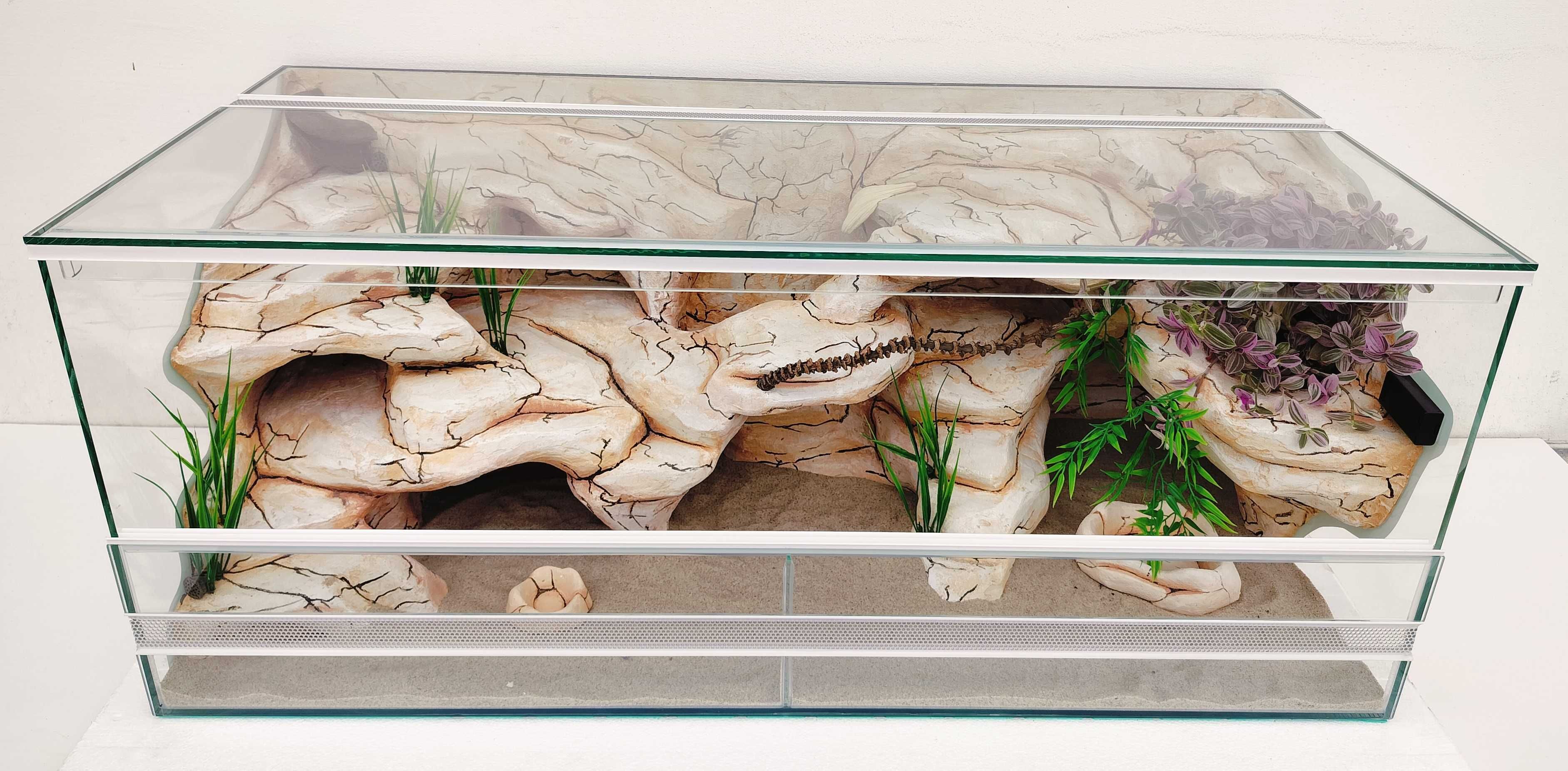 Terrarium dla agamy karłowatej, pytona królewskiego, TW48W3L AquaWaves