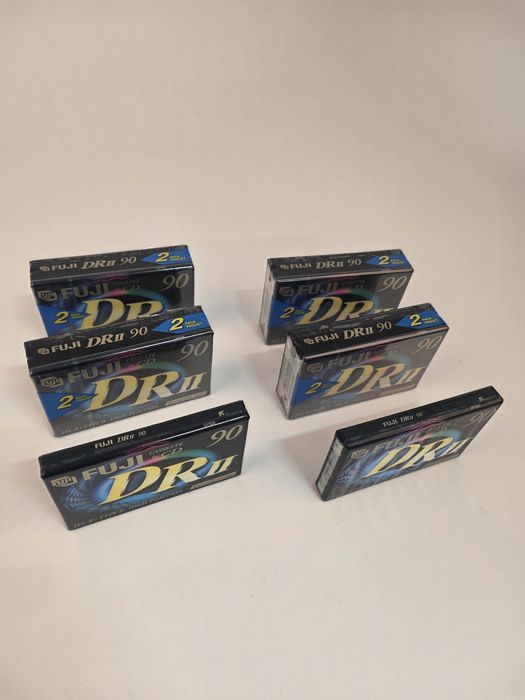 Fuji Dr II type II chrom 90 min . 10 sztuk.  Kaseta magnetofonowa