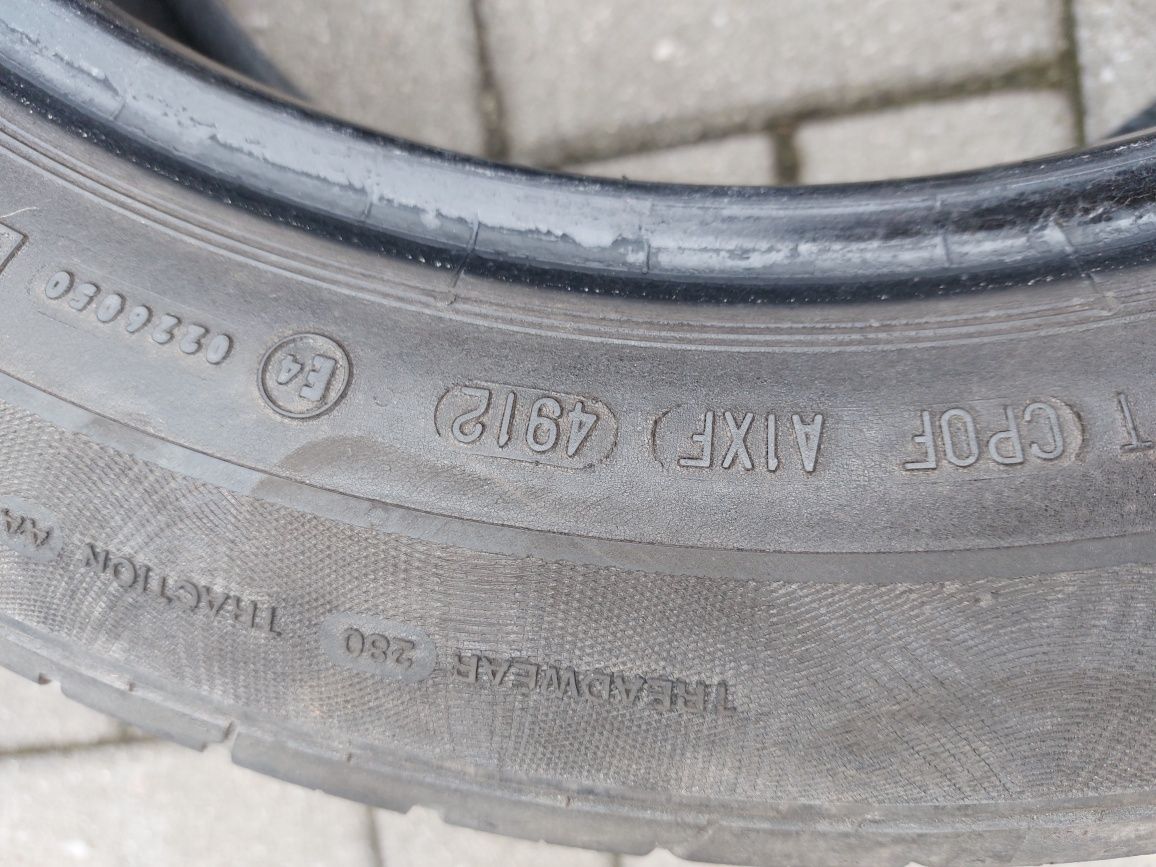 Opony letnie 205/55 R16 2xContinental. 2xUniroyal