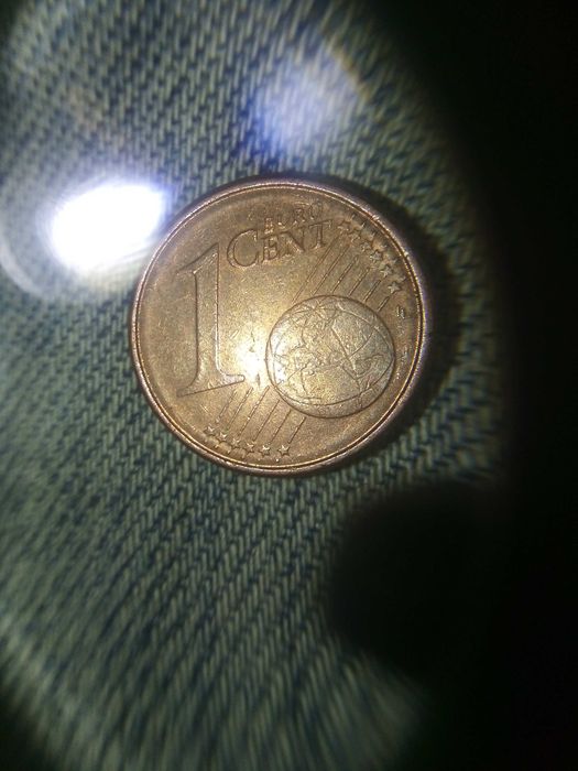 Moeda 1 cêntimo 2002 letra g