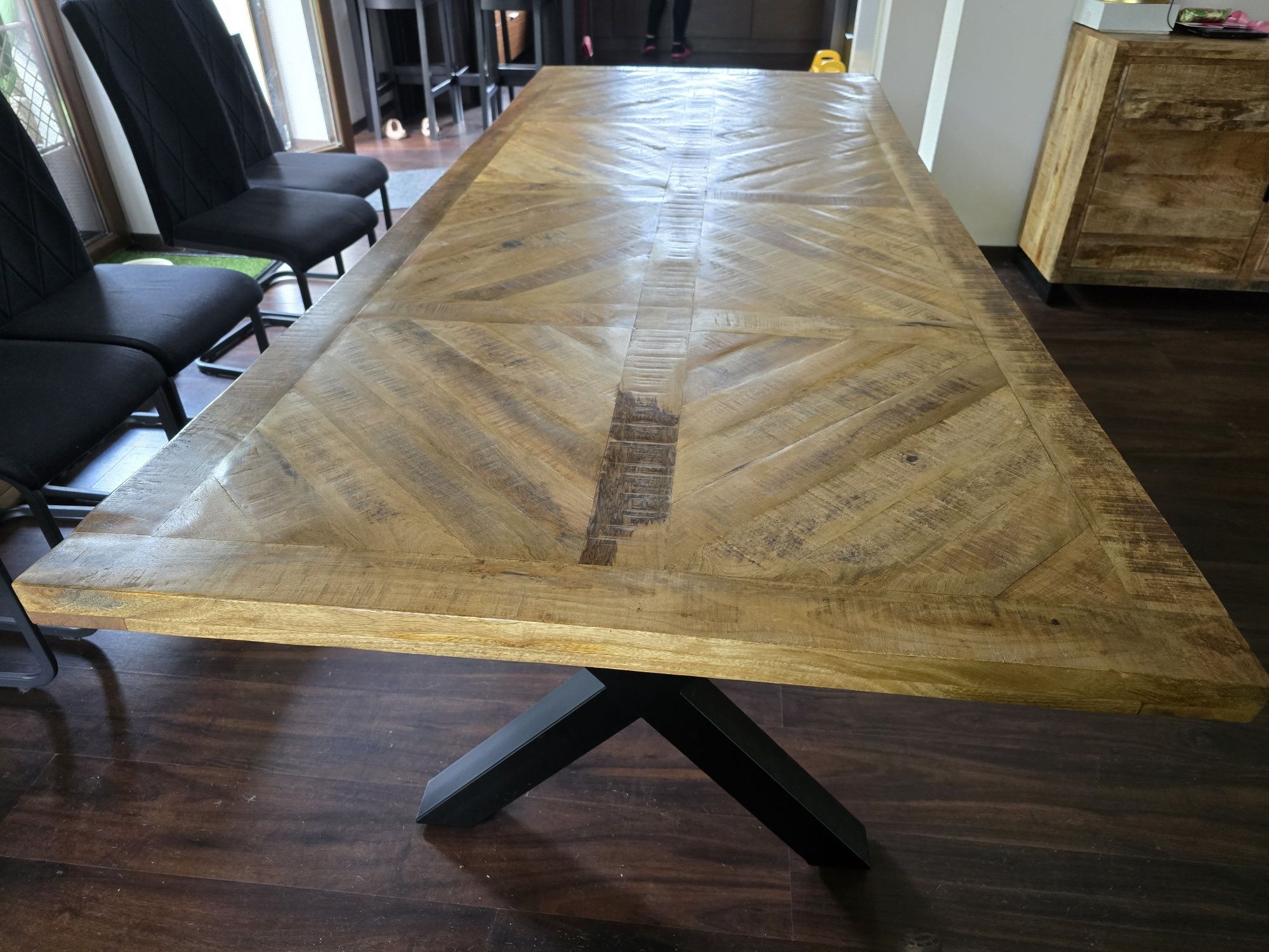 Duży stół Mozaik Mango - 240x100x77