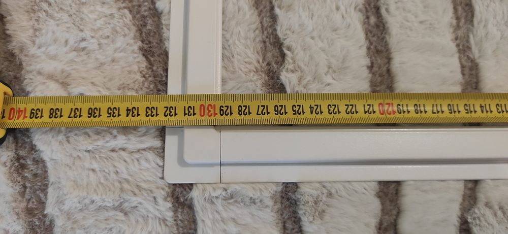 Moskitiera aluminiowa na okno + siatka szara - 2 komplety - 63x130