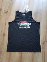 XXXL Lonsdale koszulka na ramiączka bokserka bawełniana męska czarna