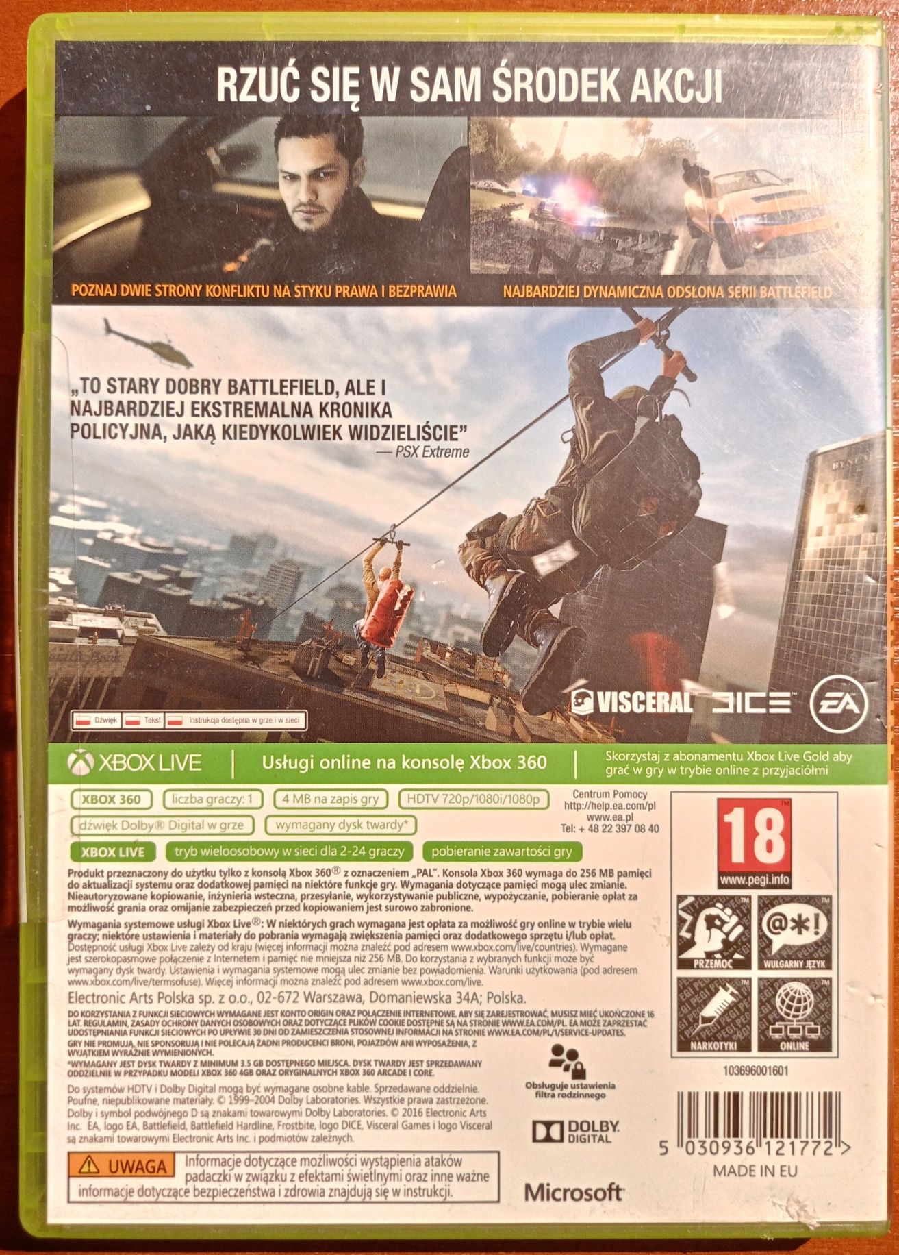 Battlefield Hardline (Xbox 360)