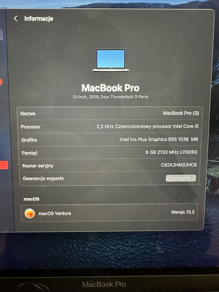 Macbook Pro laptop