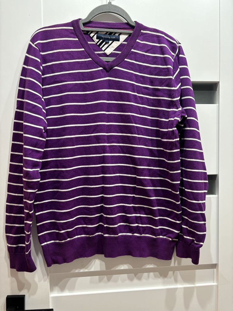 Fioletowy sweterek Tommy Hilfiger