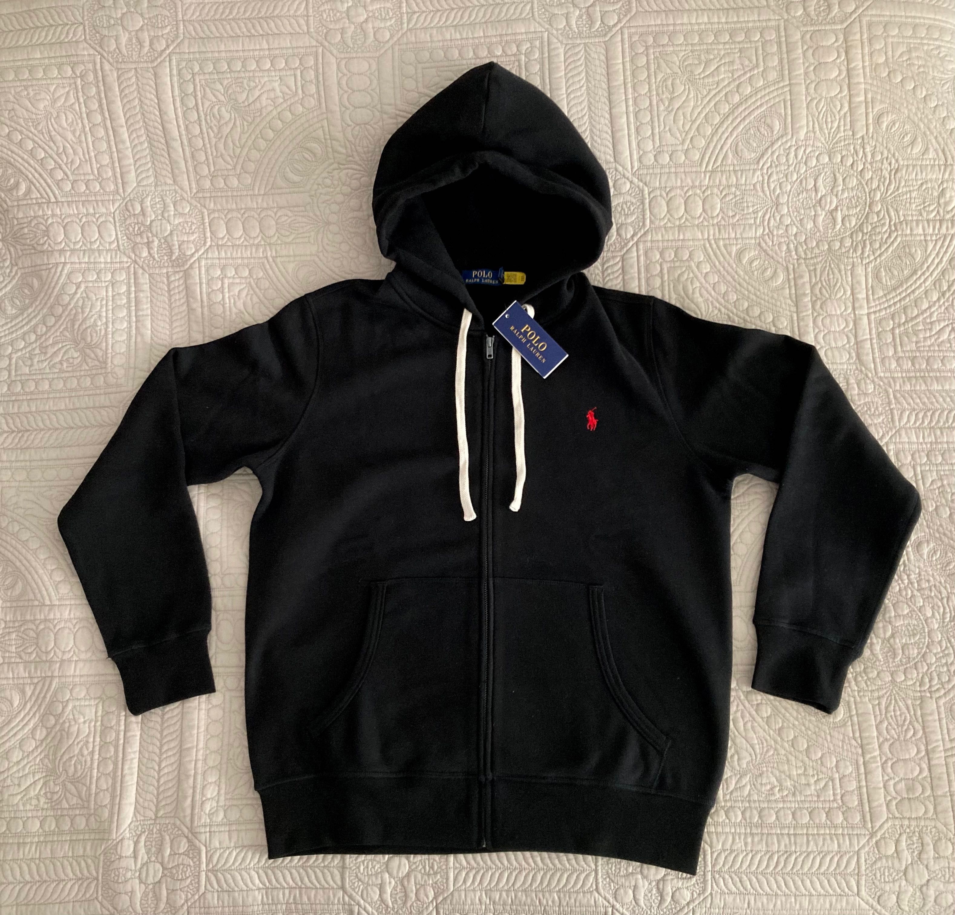 Polo Ralph Lauren // Black Sweat Shirt Hoodie - Size M