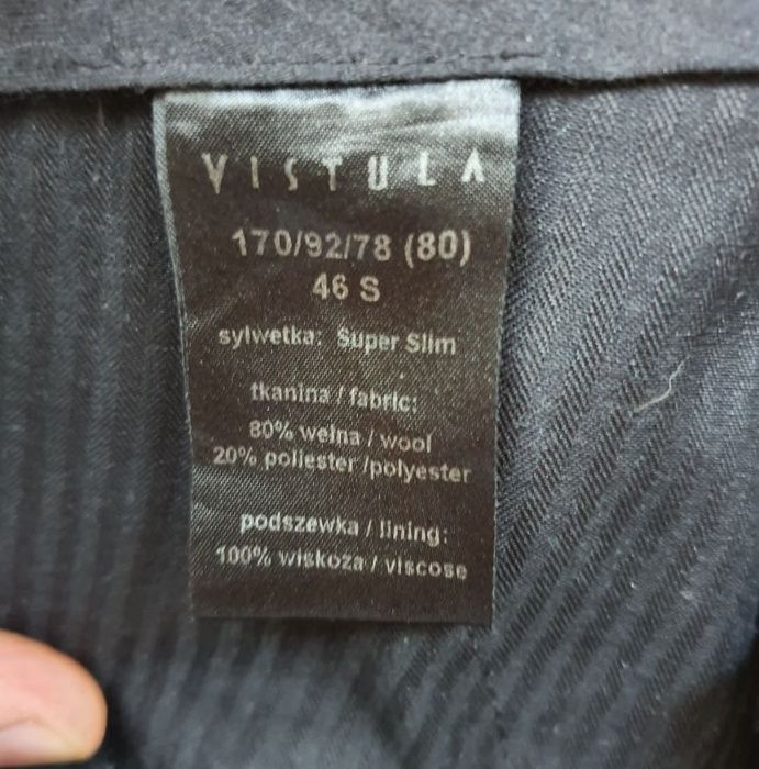 Garnitur Grafitowy Vistula 170/92/78 Super Slim
