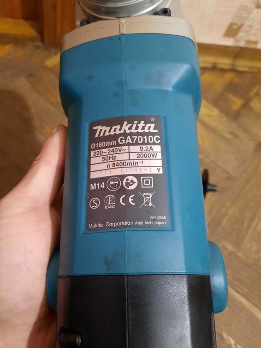 Плавний пуск,оригінал!!Болгарка Makita GA 7010 C,2000вт,круг 180мм