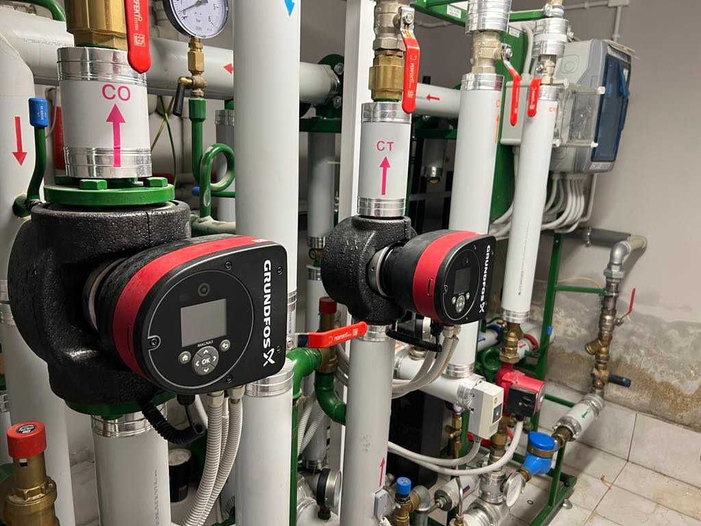 Węzeł cieplny kompaktowy Firmy Elektrotermex - typ ECWR-T-100/60/60