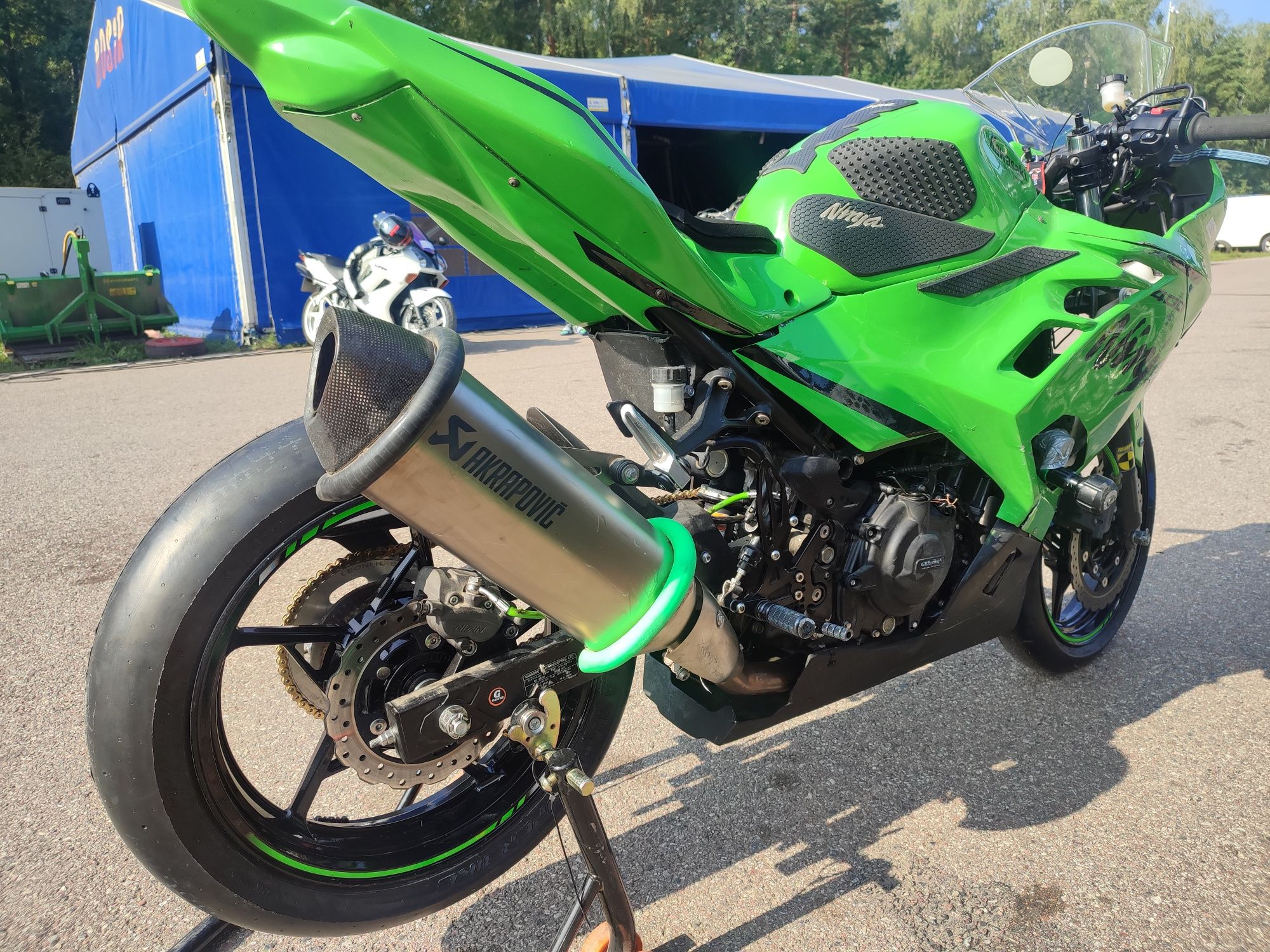 Kawasaki Ninja 400 torówka tor 2018
