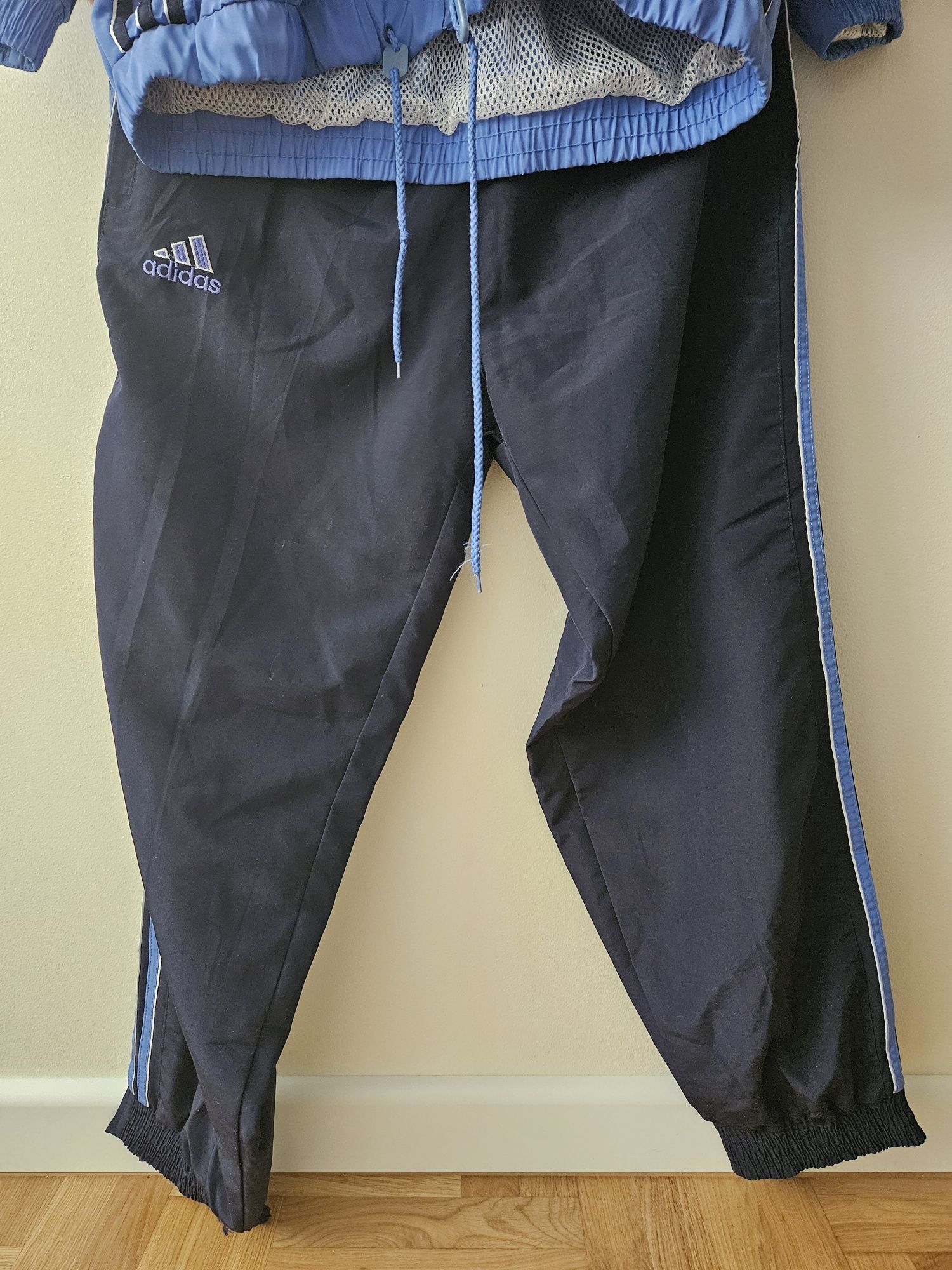 Komplet dresowy niebieski Adidas XL