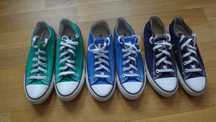 trampki Converse zielone rozmiar 39 niebieskie 38 granatowe 38