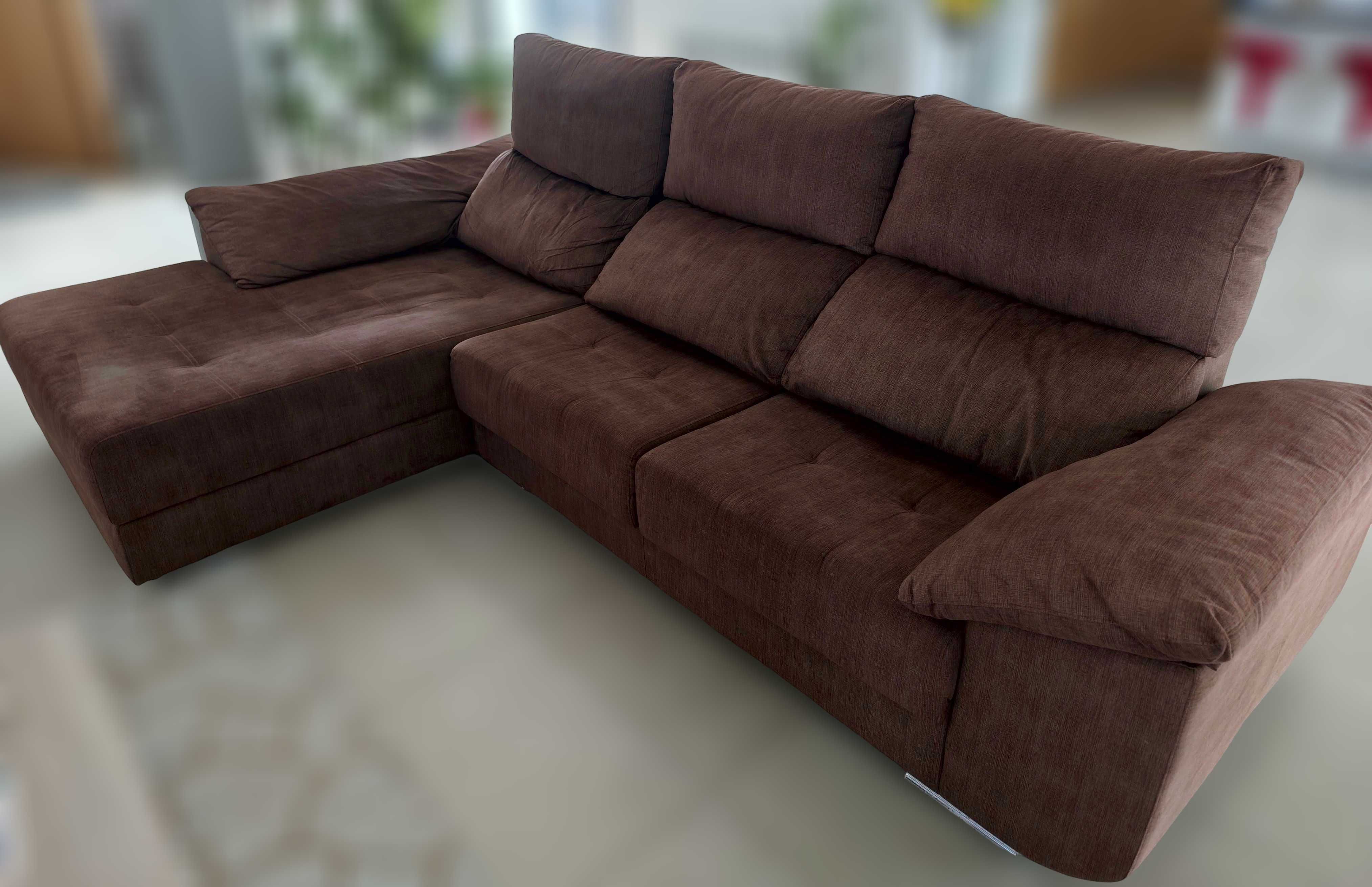 Sofá 2 lugares mais chaise longue