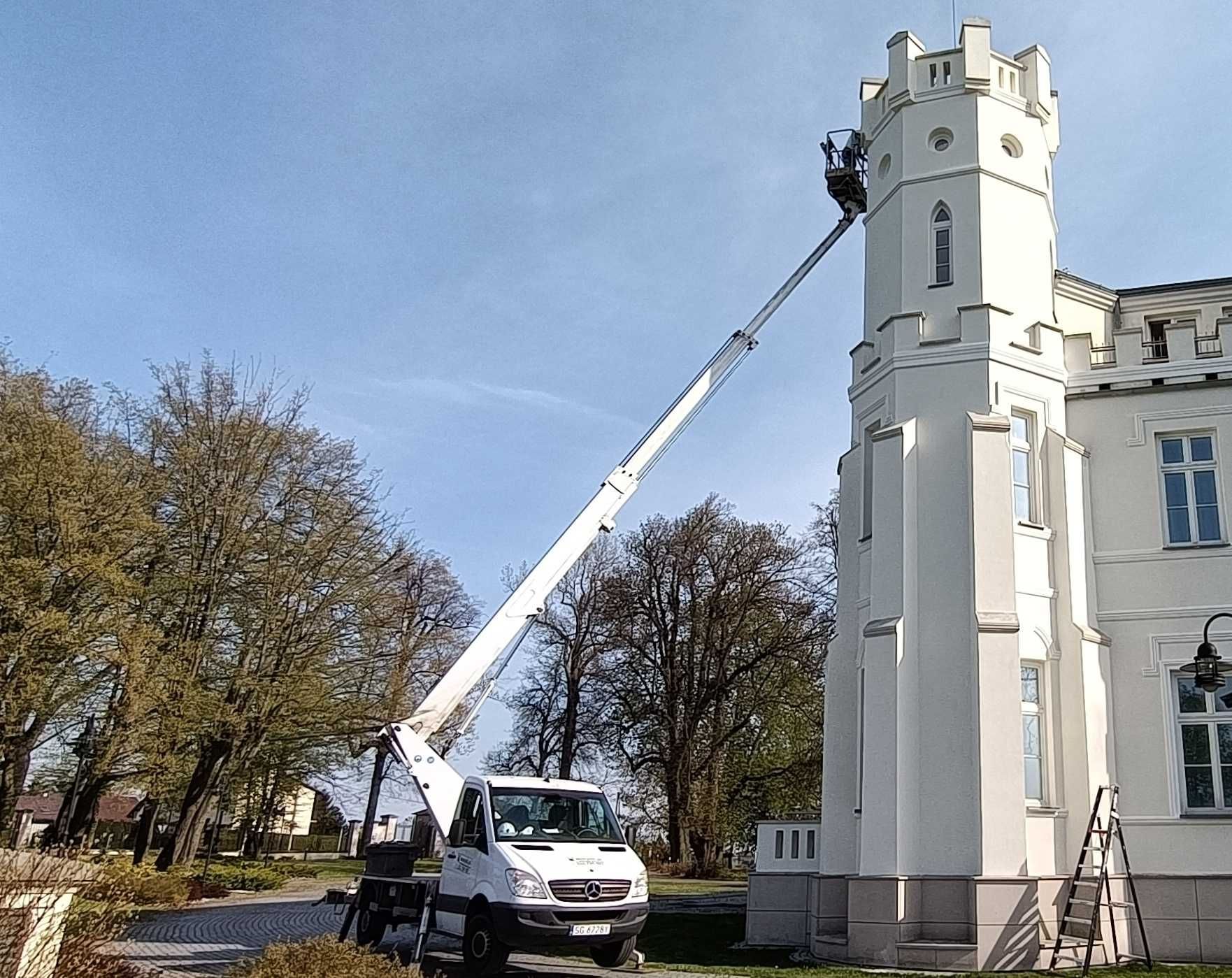 Zwyżka 21m, Podnośnik Koszowy - Wynajem, Kraków