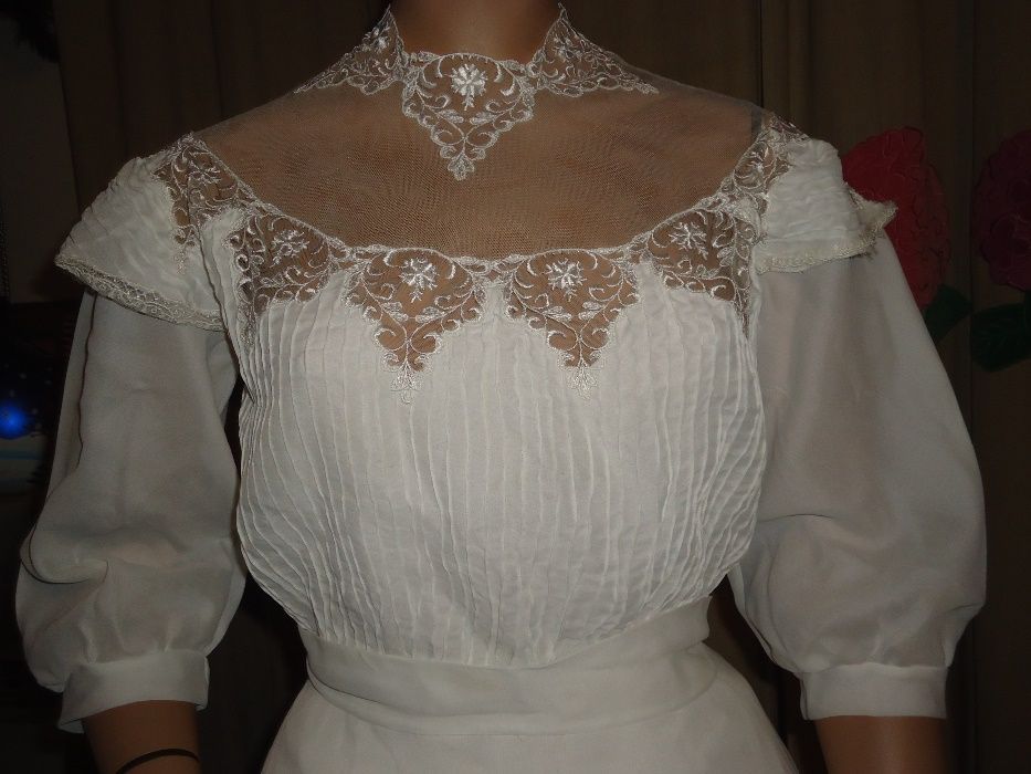 Vestido branco renda Antigo